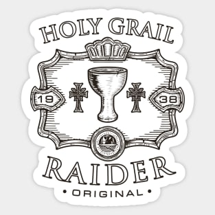 Holy Grail Raider Sticker